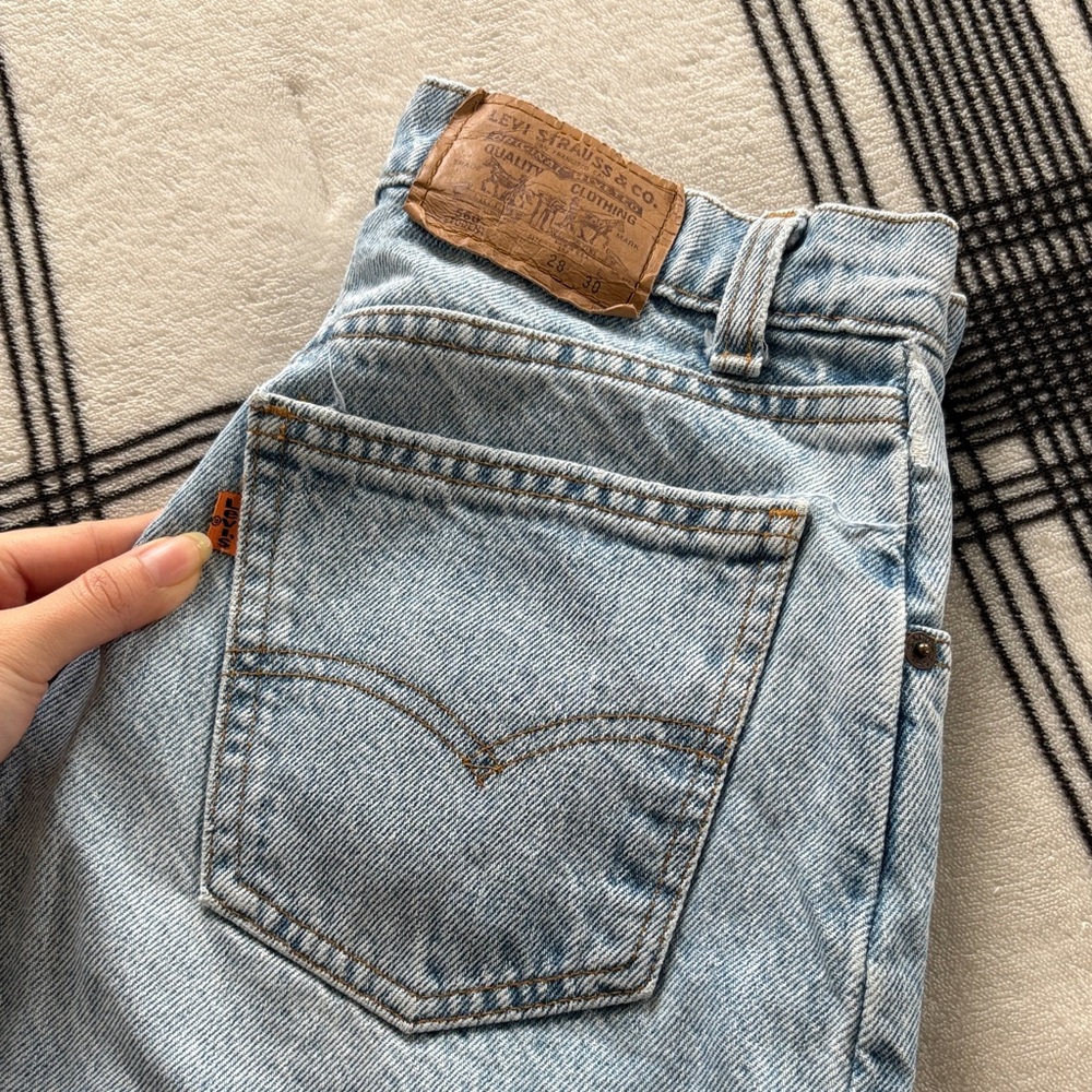 560 Student Levi Orange Tab Jeans - Picture 2 of 11